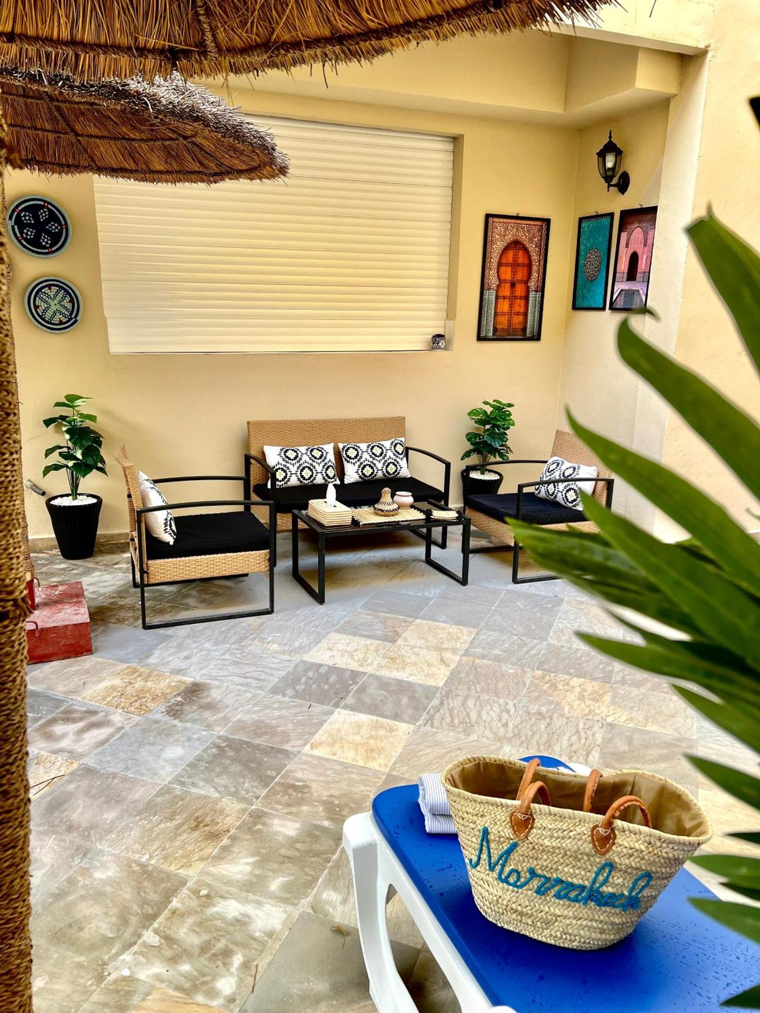 Appartement Marrakech Avec Piscine Privee Marrakesh Exterior photo