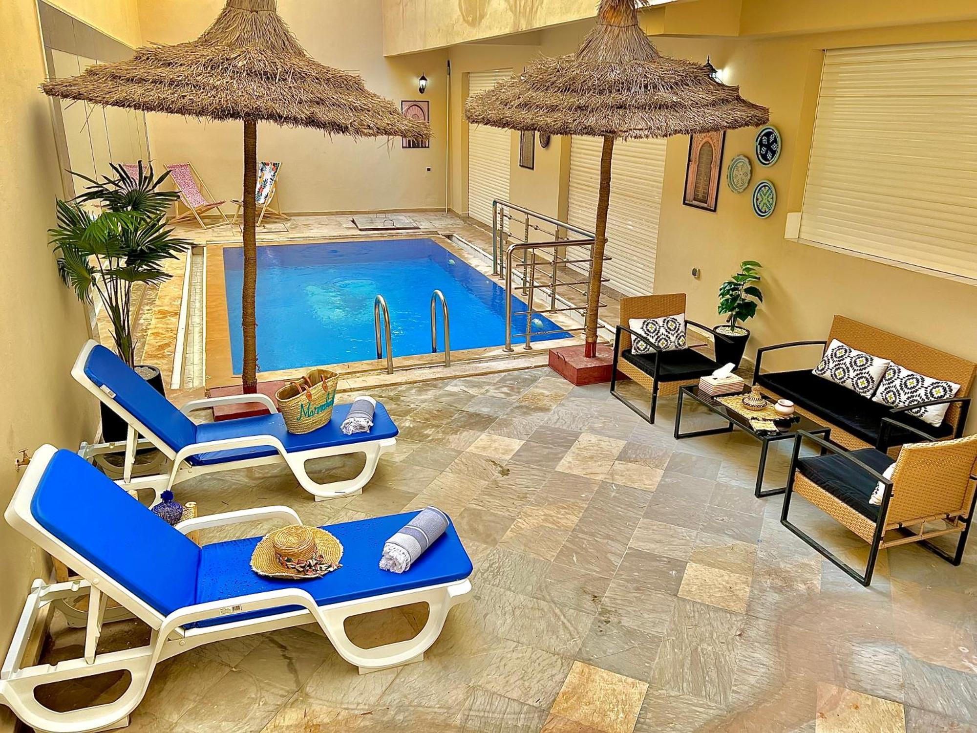 Appartement Marrakech Avec Piscine Privee Marrakesh Exterior photo