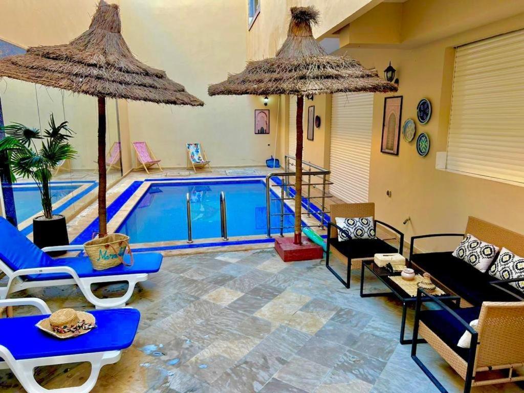 Appartement Marrakech Avec Piscine Privee Marrakesh Exterior photo
